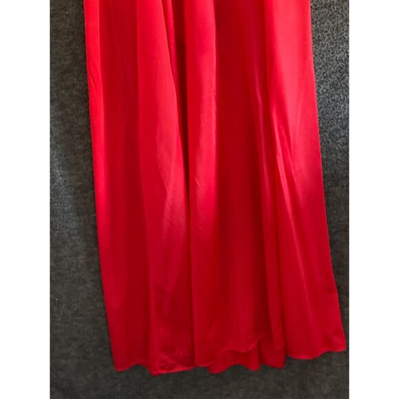 Petra Fashion Nightgown Red Nylon Lace Lingerie Bridal Romantic Valentine USA L - Picture 11 of 12